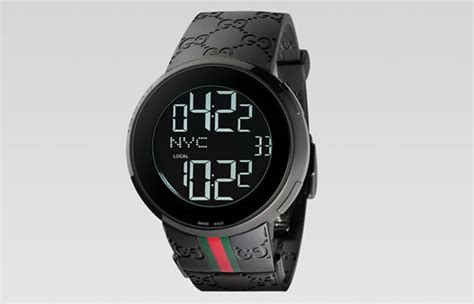 gucci digital diamond watch replica|second hand men's gucci watches.